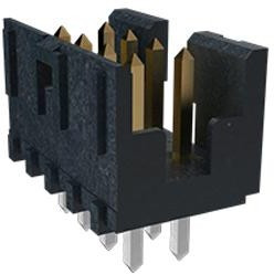 98414-F06-06LF, Headers &amp; Wire Housings Shrd Hdr,T/M,Dble Rw 6P, Vert, Gold Flas