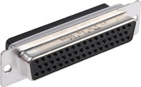 865650SLTLF, 8656 50 Way Cable Mount D-sub Connector Socket, 2.76mm Pitch