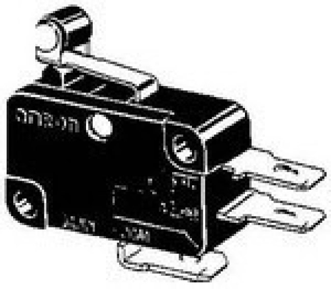V-105-1C5, Микропереключатель SNAP ACTION; с рычагом (с роликом); SPDT