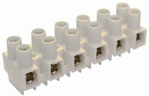 HE16HWPR/12, Barrier Terminal Blocks 12Pole Eurostrip15mm 63A 600V 18-6AWG
