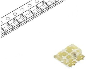 RF-W3S198TS-A41, LED; SMD; 0606; RGB; 1.6x1.6x0.7mm; 140°; 1.8?2.4/3?3.4/3?3.4V