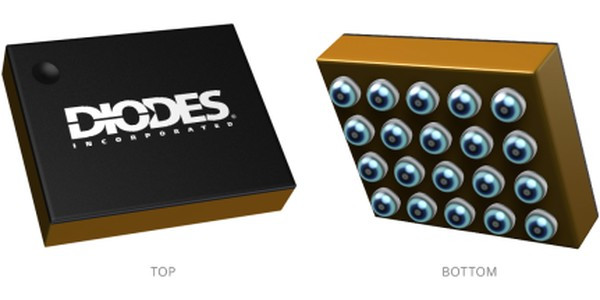 AP72200CT20-7, IC: PMIC; DC/DC converter; Uin: 2.3?5.5VDC; Uout: 2.6?5.14VDC; 4.3A