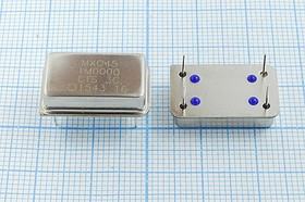 Кварцевый генератор 1.0МГц, 5В,HCMOS/TTL в корпусе DIL14=FULL, гк 1000 \\FULL\T/CM\5В\MXO45\CTS