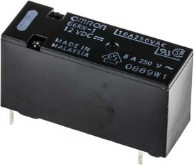 G6RN-1 12DC, Реле 1 переключ. 12VDC, 8A/250VAC SPDT
