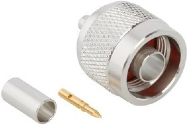172214, RF Connectors / Coaxial Connectors N STRAIGHT CRIMP PLUG LMR 200 172214, RF Connectors / Coaxial Connectors N STRAIGHT CRIMP PLUG LMR 200