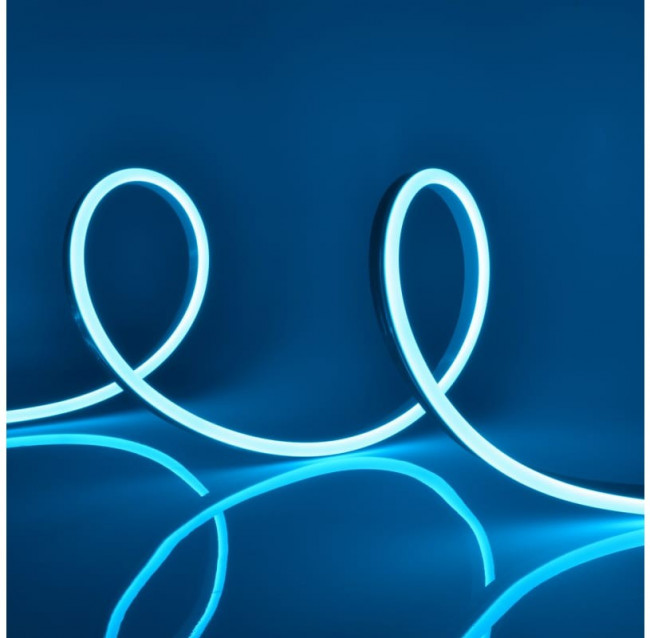 Светодиодная лента NEON ULS-N11-2835- 120LED/m-8mm- IP67-DC24V-10W/ m-15M-LIGHTBLUE UL-00009105