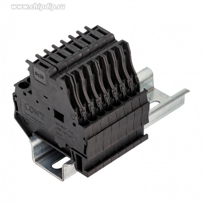 Клемма для установки предохранителя 4кв.мм, пружина