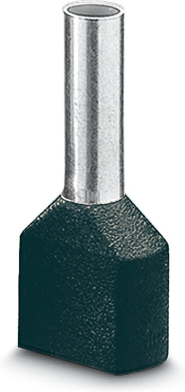 Кабельный наконечник AI-TWIN 2X 1,5 - 8 BK изолированный, двойной, сечение 1,5mm2, длина 8mm, черный (упак. 100шт.) Кабельный наконечник AI-TWIN 2X 1,5 - 8 BK изолированный, двойной, сечение 1,5mm2, длина 8mm, черный (упак. 100шт.)