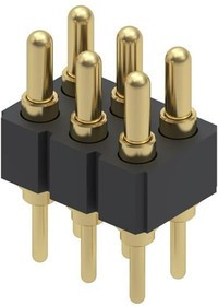 813-S1-024-10-016101, Straight Through Hole Spring Loaded Connector, 24 Contact(s), 2.54mm Pitch, 2 Row(s), Shrouded 813-S1-024-10-016101, Straight Through Hole Spring Loaded Connector, 24 Contact(s), 2.54mm Pitch, 2 Row(s), Shrouded