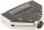 DTPK37-K, MHDTPK Series ABS D Sub Backshell, 37 Way, Strain Relief