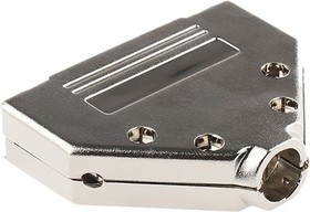 DTPK37-K, MHDTPK Series ABS D Sub Backshell, 37 Way, Strain Relief