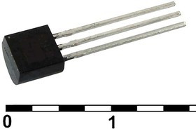 BC547B, Биполярный транзистор NPN, 45 В, 0,1 А, TO-92