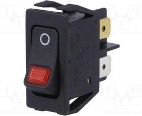 1555.3102, Rocker Switches ROCKER ON/OFF SWITCH DPST