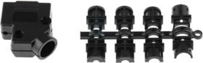 MHD45PPK9-K, Корпус D Sub, MHD45PPK Series, DE, 45°, Корпус из Пластика