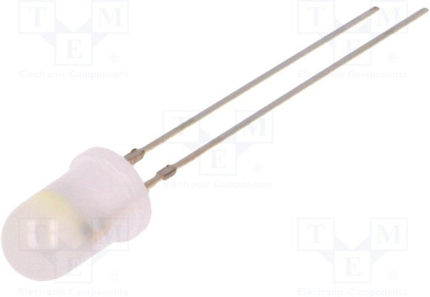 OSYWDS5A32A, Светодиод, 5мм, двухцветный,мигающий, желтый/белый, 1120-1560мкд OSYWDS5A32A, Светодиод, 5мм, двухцветный,мигающий, желтый/белый, 1120-1560мкд