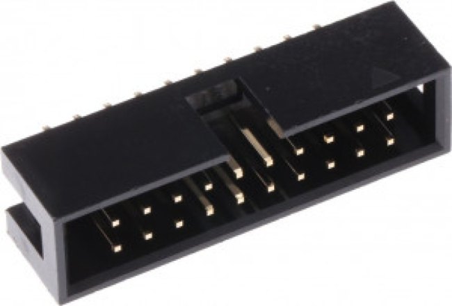 61202021621 WR-BHD 2.54mm Male Box Header-20 pins, straight, gold plating