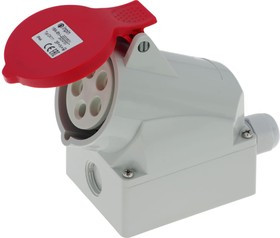 Настенная розетка 16A/400V/3P+N+E/IP44 CA111