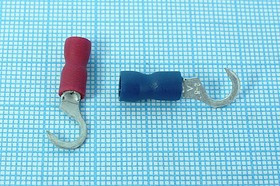 Клемма"C" d 5,3, 0,25-1,5S, Cu луженая, обжимная, красная; №15100R клемма"C" d 5,3\0,8\S0,25~1,5\Cu луж\\кр\НИК1,5-5\