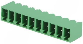 15EDGVC-3.81- 10P-14-00A(H), Разъемный клеммник, 3,81мм, Кол-во полюс: 10, прямой, гнездо, ТНТ