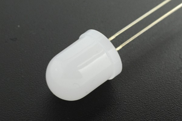 Светодиод 10x14, зеленый, 100 мкд, угол 100, цвет линзы: б/цв матовый, JHB-1035AD