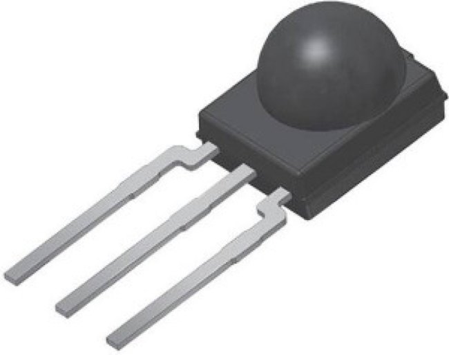 TSOP93438, Миниатюрный ИК-приемник, 38кГц, 45°, 2-3,6В