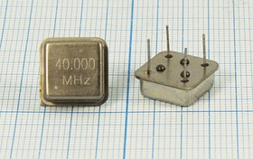 Кварцевый генератор 40000, HALF, 3,3В, T/CM