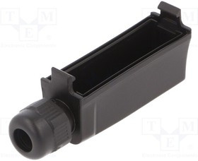 MKCV12, Защитная крышка для контактов с винтовыми зажимами с кабельным вводом