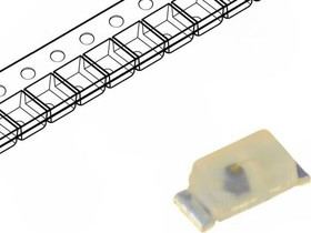LS L296-P2Q2-1, Светодиод, SMD, 0603, красный, 56-112мкд, 1,7x0,8x0,65мм, 160°