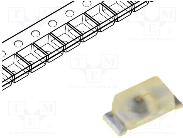 LS L296-P2Q2-1, Светодиод, SMD, 0603, красный, 56-112мкд, 1,7x0,8x0,65мм, 160°