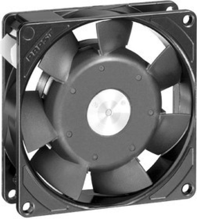 3956L, AC Axial Fan, серия 3900, 230V, Square, 92 мм, 25 мм, Качения, 18.2 фут³/мин