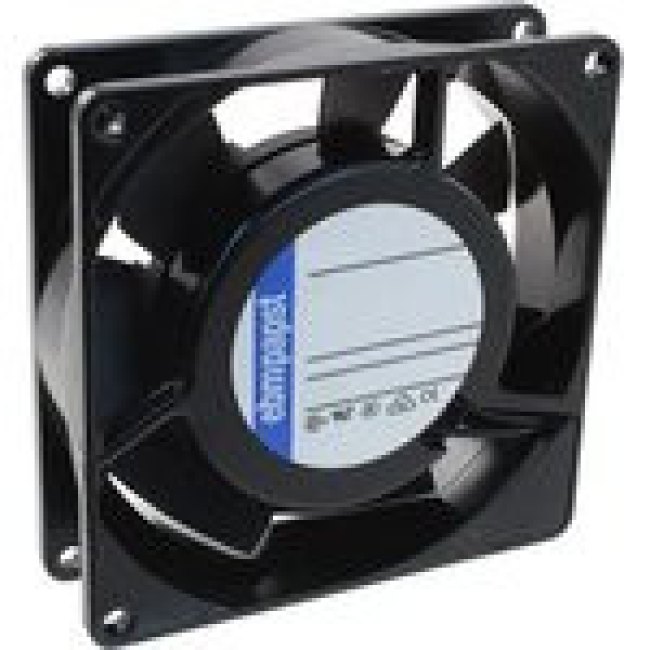 3956L, AC Axial Fan, серия 3900, 230V, Square, 92 мм, 25 мм, Качения, 18.2 фут³/мин