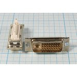 Разъем DVIS-29M вилка, 24P1C, на блок, DVIS-24M