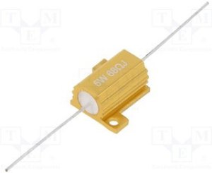 AHP5W-68RJ, Резистор: проволочный, с радиатором, 68Ом, 5Вт, ±5%, 50ppm/°C AHP5W-68RJ, Резистор: проволочный, с радиатором, 68Ом, 5Вт, ±5%, 50ppm/°C