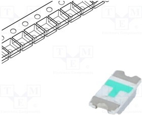 OSG51206E1N-0.8T, LED; SMD; 1206; green; 500?700mcd; 3.2x1.6x0.8mm; 140°; 2.8?3.6V
