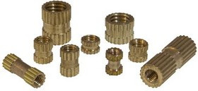 Закладная с отверстием М4, L=6мм, Втулка резьбовая под опрессовку