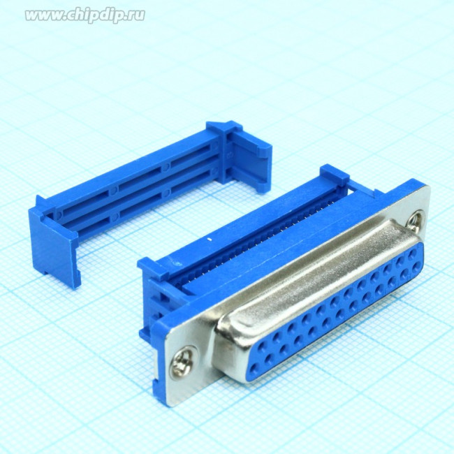 DI-25F (DS1036-25F), Гнездо 25 pin на шлейф DI-25F (DS1036-25F), Гнездо 25 pin на шлейф
