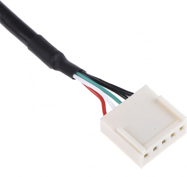 USB-A connector (IP 68), front-panel mounting, approx. 132 mm cable, PX0843/A