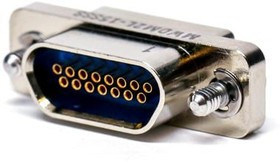 MWDM2L-15SSS, D-Sub Micro-D Connectors MICRO D