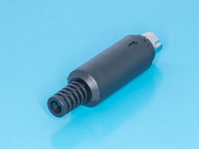 KLS1-294-M-06-B, Разъем mini DIN штекер 6pin пластик на кабель