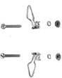 5552562-1, Connector Accessories Bail Lock Straight Stainless Steel/Steel Passivated/Zinc Kit 5552562-1, Connector Accessories Bail Lock Straight Stainless Steel/Steel Passivated/Zinc Kit