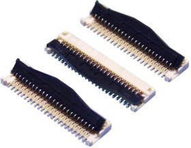 046866771000846+, FFC &amp; FPC Connectors 0.2mm Pitch 71pos RA Flip Lock ZIF Au