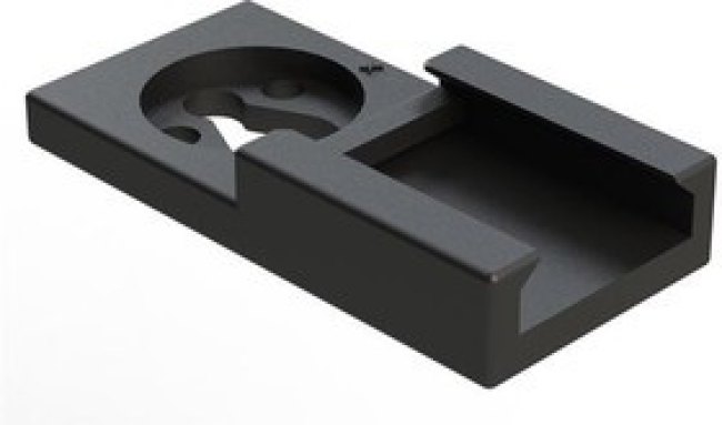 AT11-030-0205, Heavy Duty Power Connectors Mounting Clip 12 way,plastic,blk