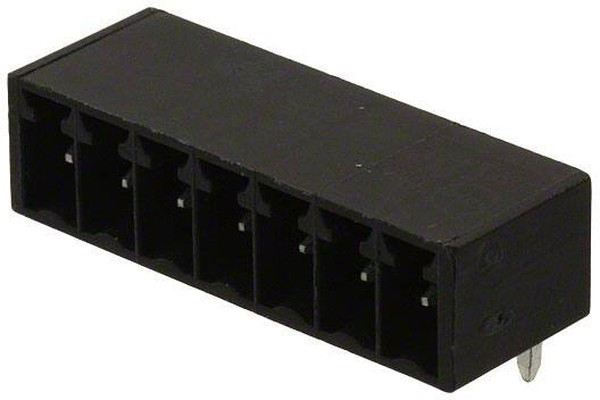 0395021007, Conn Shrouded Header (4 Sides) HDR 7 POS 3.5mm Solder RA Side Entry Thru-Hole Eurostyle