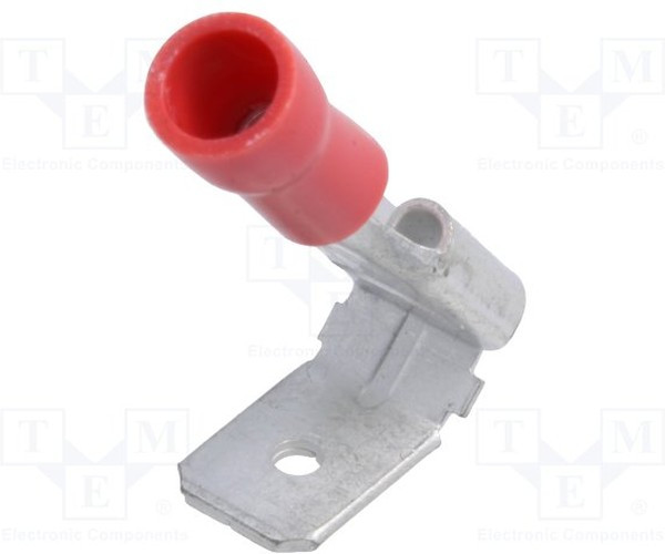 ST-020/R, Наконечник: плоский, 6,3мм, 0,8мм, "мама"/"папа", 0,5-1,5мм2 ST-020/R, Наконечник: плоский, 6,3мм, 0,8мм, "мама"/"папа", 0,5-1,5мм2