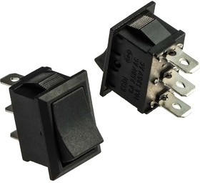 KCD1-102-C1-B/3P on-on, Клавишный переключатель KCD1-102-C1-B/3P, ON-ON