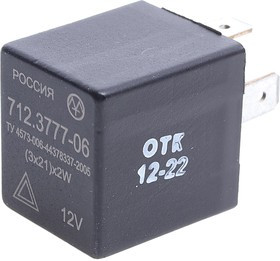 712.3777-06 (аналог РАЛД 07.3747-01), Реле поворота ГАЗон Next ЭНЕРГОМАШ