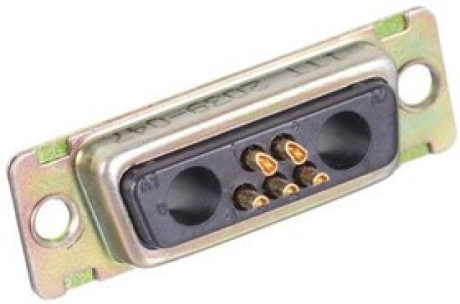 DAMM7W2S, Circular MIL Spec Connector COMBO 7W2 F SOD G50 ZINC