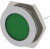 SMFL 22712, Индикат.лампа светодиод, плоский, зеленый, 12 14ВDC, dотв 22мм