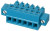 TBP02P1W-381-06BE, Pluggable Terminal Blocks Terminal block, pluggable, 3.81, plug, 6 pole, slotted screw, blue
