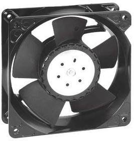 4114NXU, DC Fans DC Tubeaxial Fan, 119x119x38mm, 24VDC, 168m3/h, 5.6W, 3200RPM, IP68 Rated